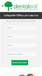 Mobile Screenshot of dentaleaf.com